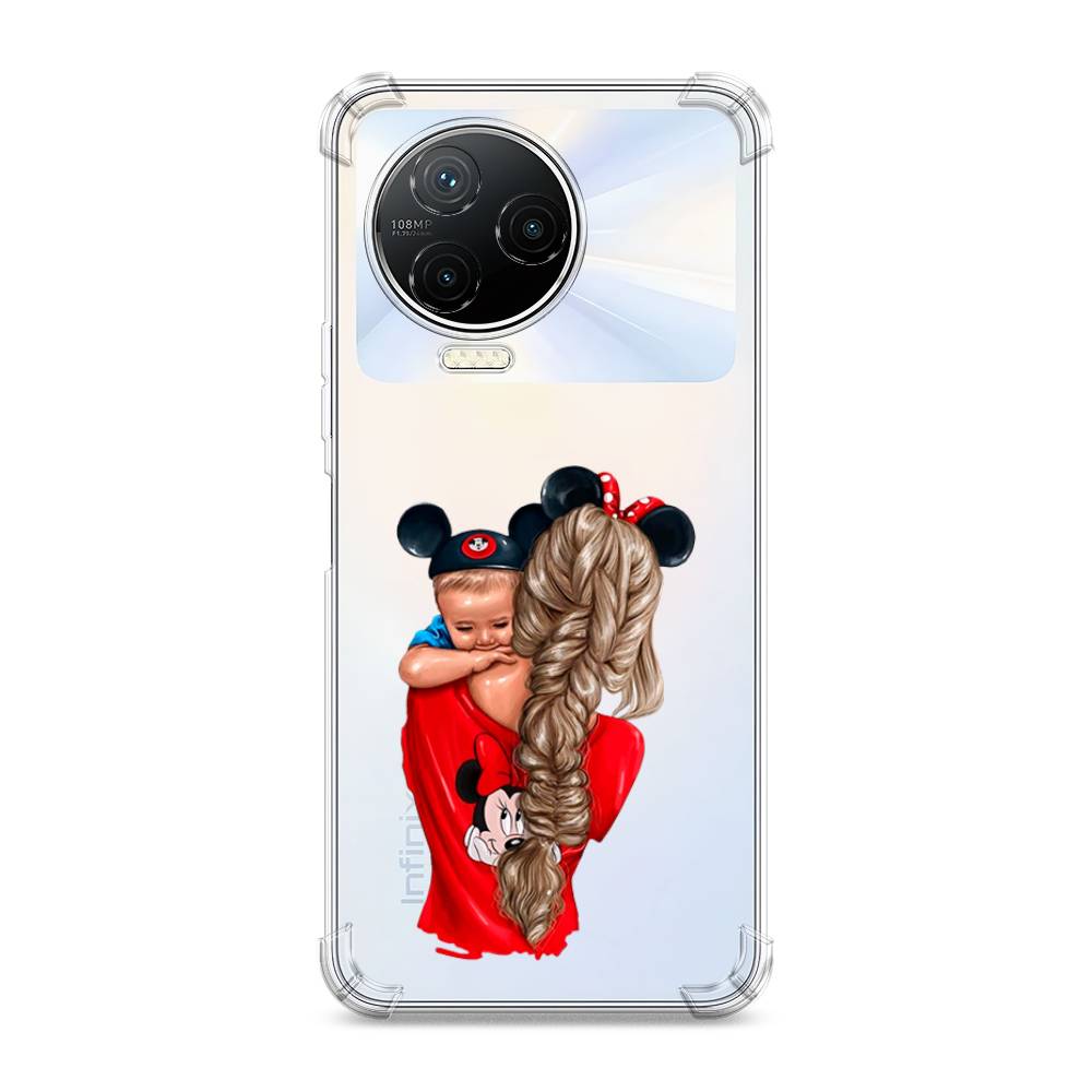 

Чехол Awog на Infinix Note 12 Pro 4G/ Note 12 (2023) "Baby mouse", Красный;черный;коричневый, 3103051-1