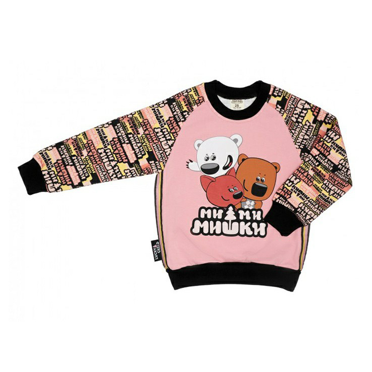 

Толстовка детская Lucky Child, розовый, р. 86