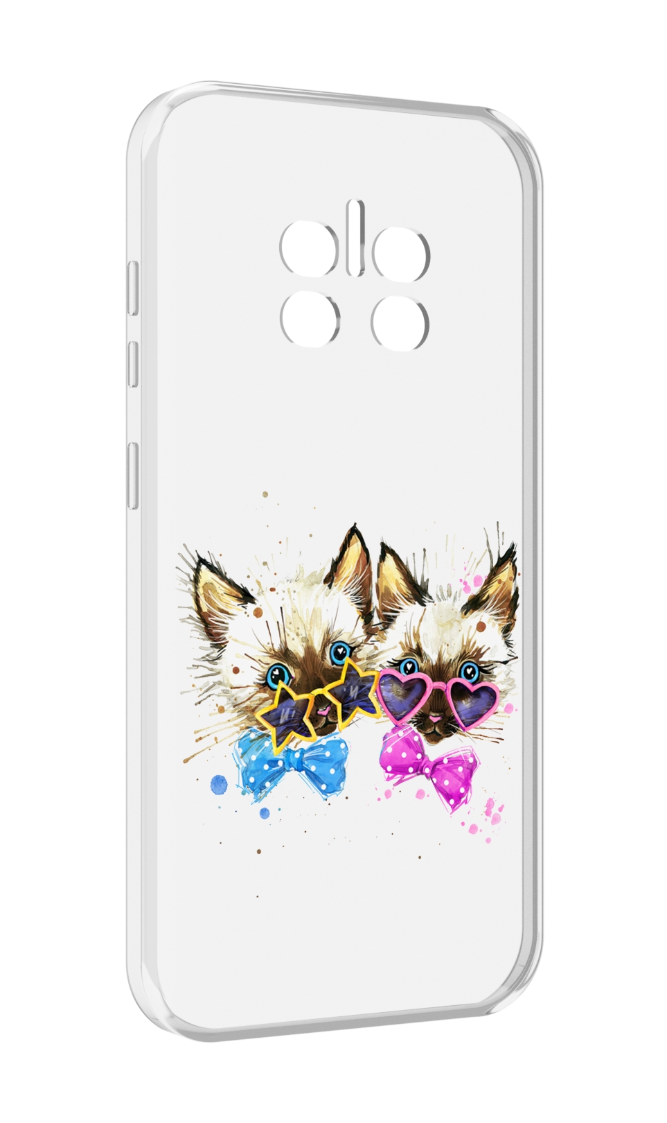 

Чехол MyPads милые котята для Doogee V11, Прозрачный, Tocco