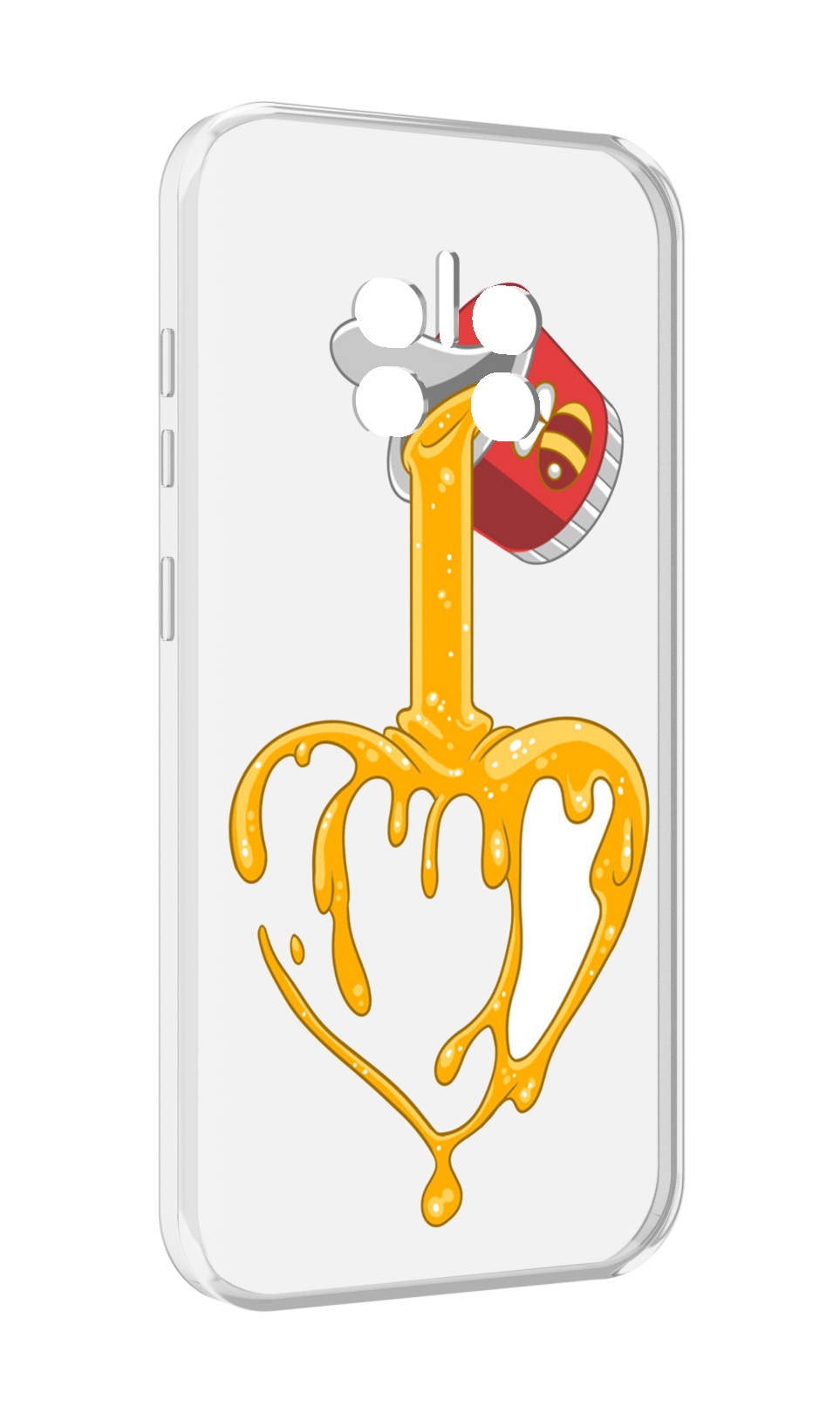 

Чехол MyPads медовое сердце для Doogee V11, Прозрачный, Tocco