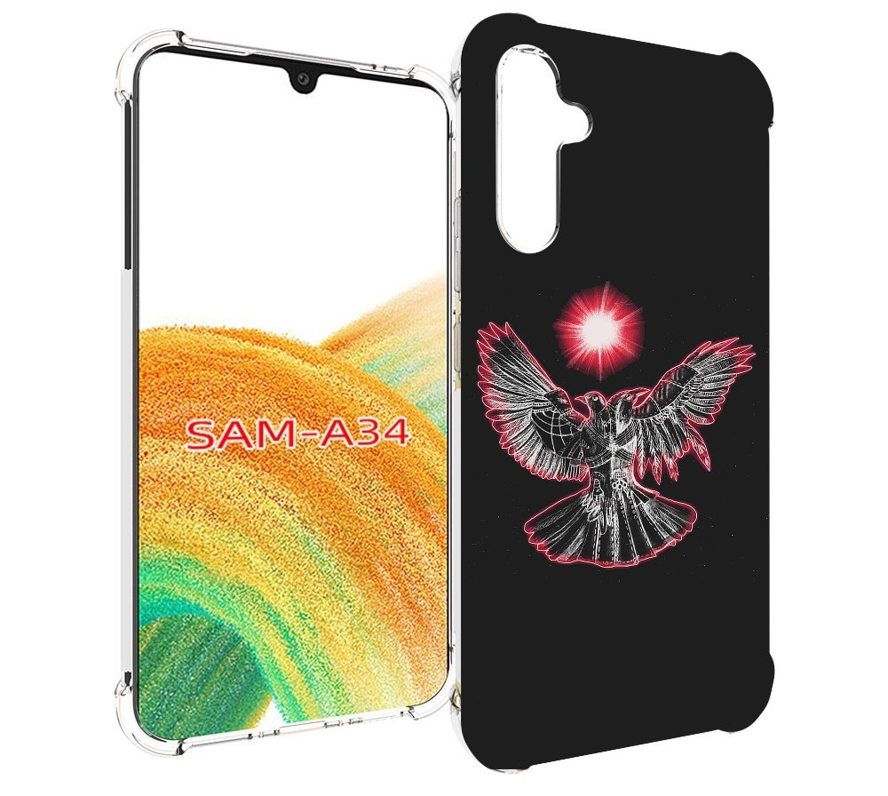 

Чехол MyPads pyrokinesis валькирия для Samsung Galaxy A34, Tocco