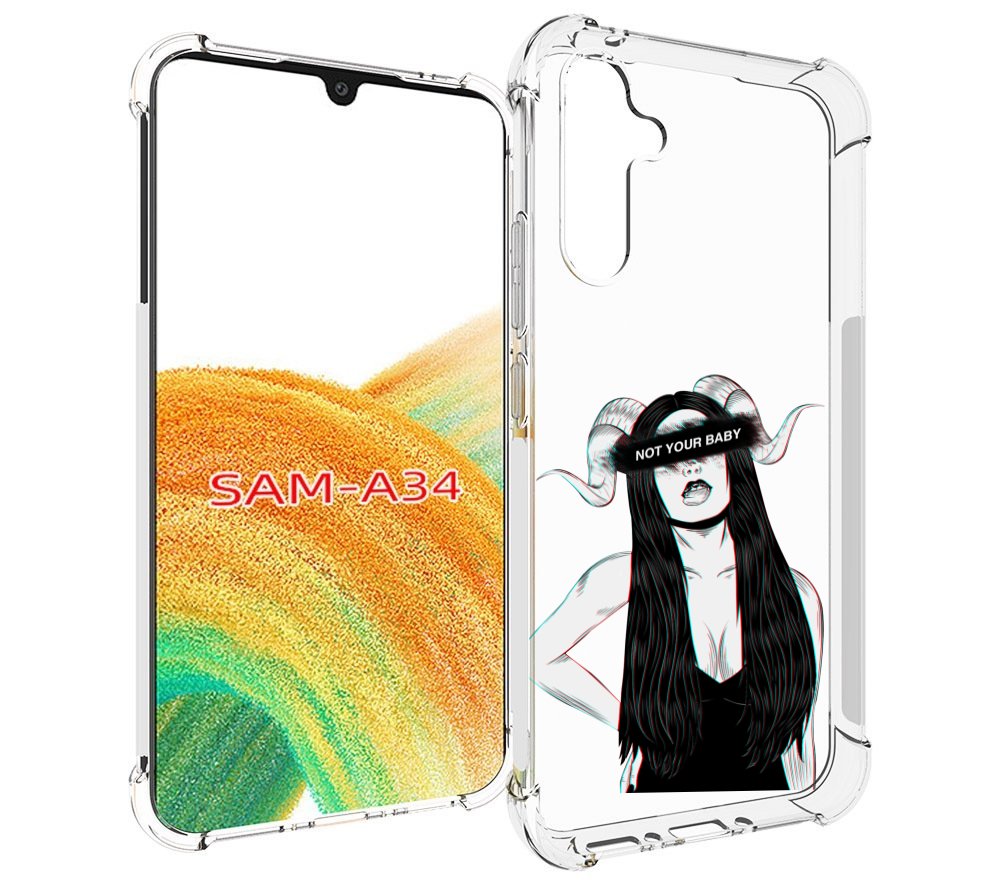

Чехол MyPads not-your для Samsung Galaxy A34, Tocco