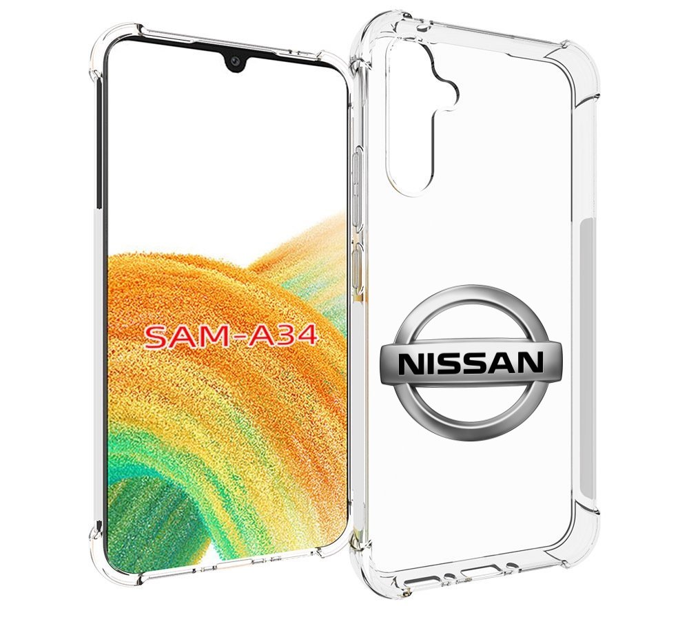 

Чехол MyPads nissan-ниссан-3 мужской для Samsung Galaxy A34, Tocco