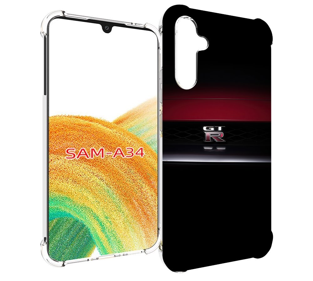 

Чехол MyPads nissan ниссан 1 мужской для Samsung Galaxy A34, Tocco