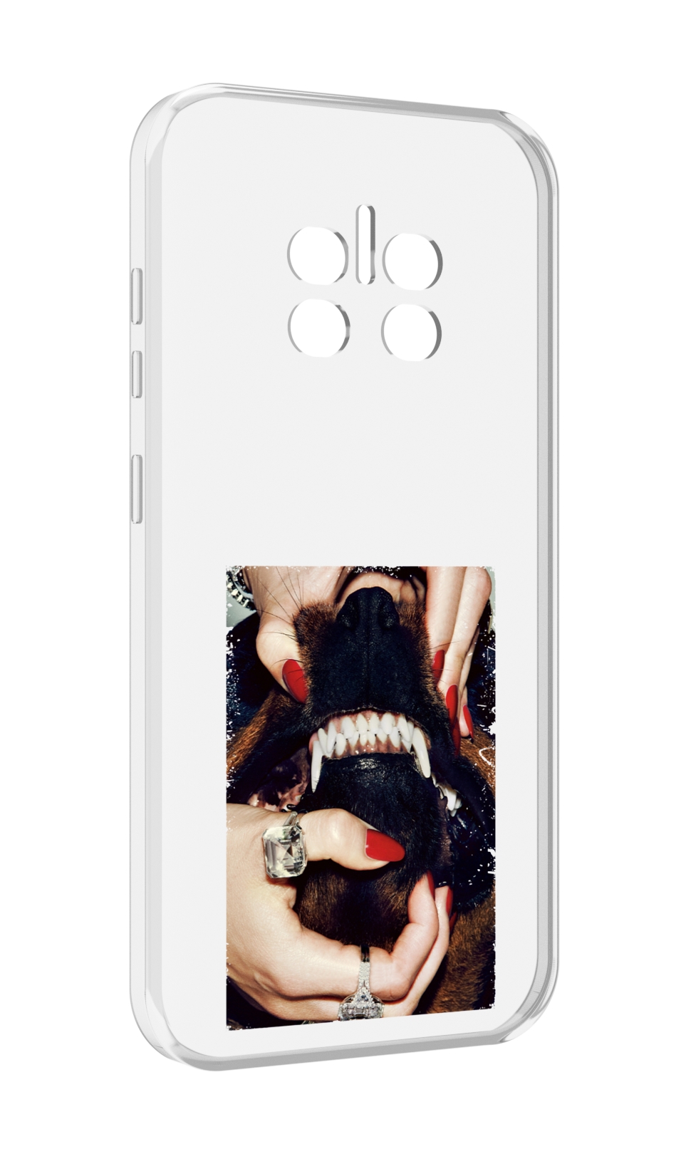 

Чехол MyPads маникюр для Doogee V11, Прозрачный, Tocco