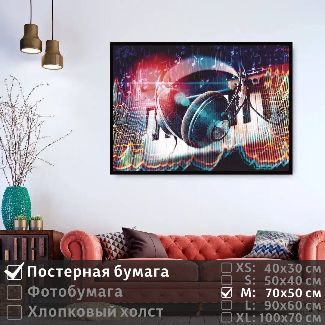 

Постер на стену ПолиЦентр Студия для музыкантов 70х50 см, СтудияДляМузыкантов
