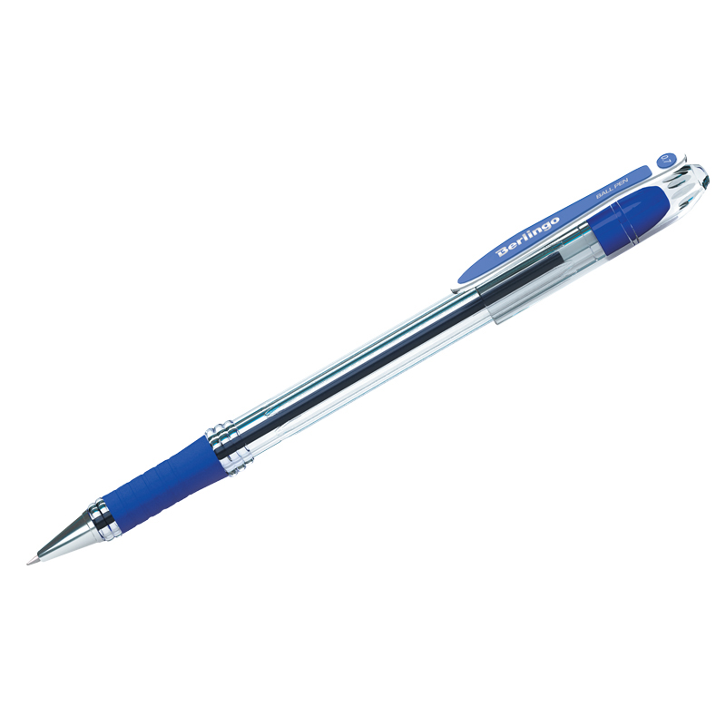 Ручка шариковая Berlingo I-15 синяя 07мм грип 1 шт.