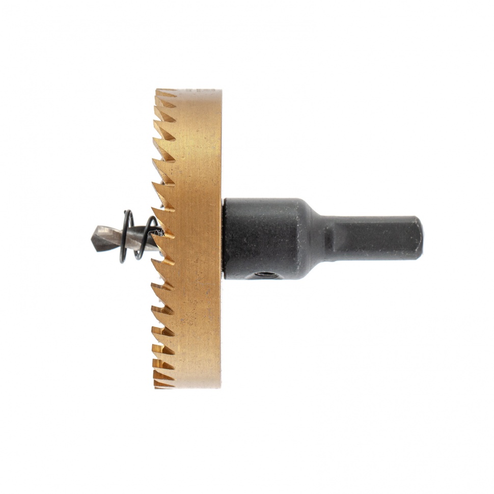 Коронка по металлу DENZEL HSS 70 мм нитридтитановое покрытие 724123