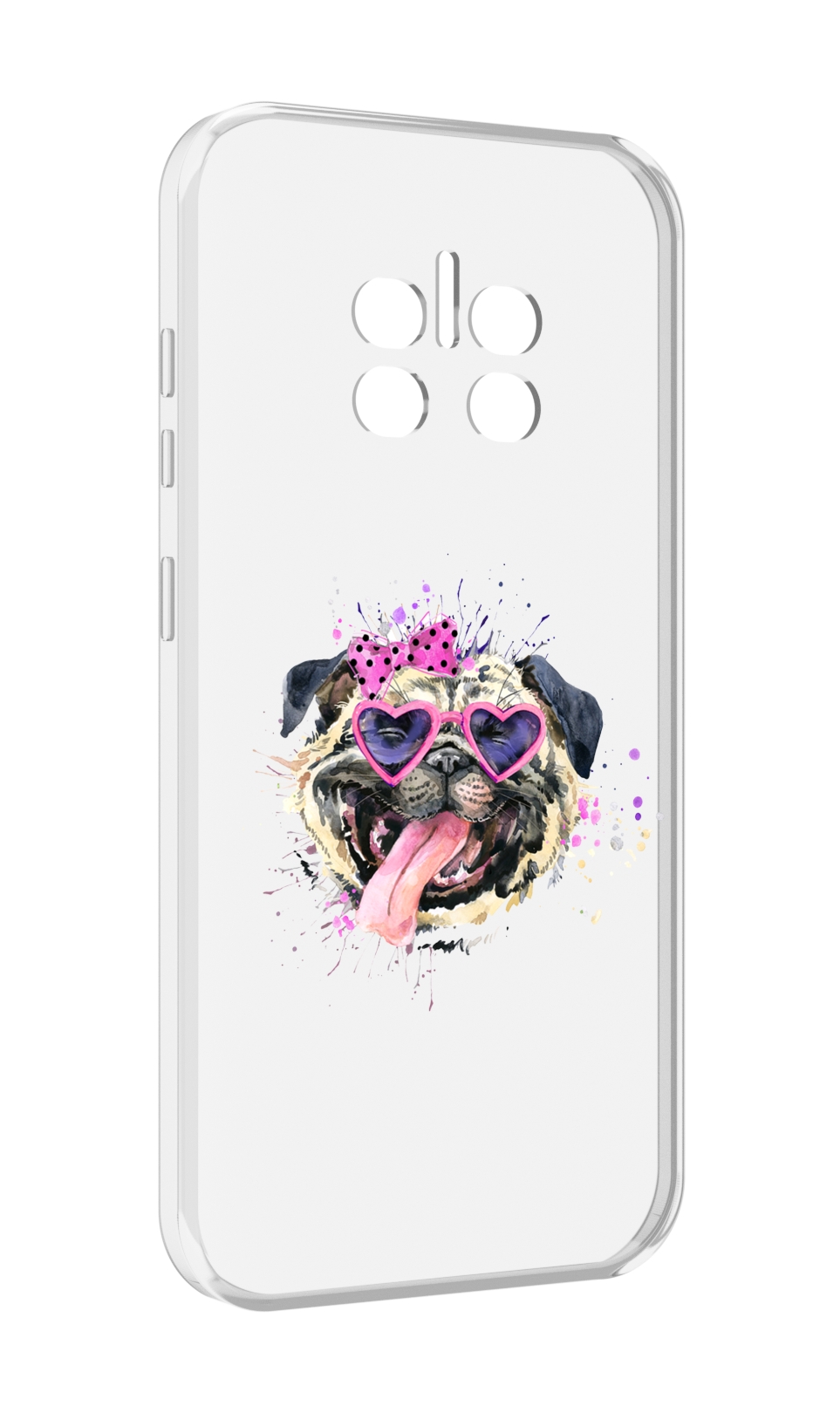 

Чехол MyPads Веселая собака для Doogee V11, Прозрачный, Tocco