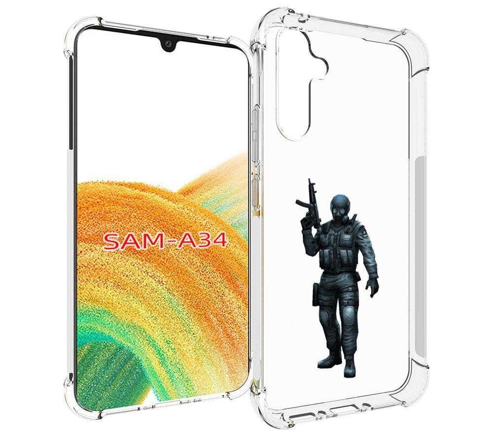 

Чехол MyPads crossfire для Samsung Galaxy A34, Tocco