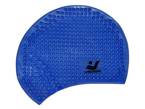 фото Шапочка для плавания sprinter lzs-88 синяя