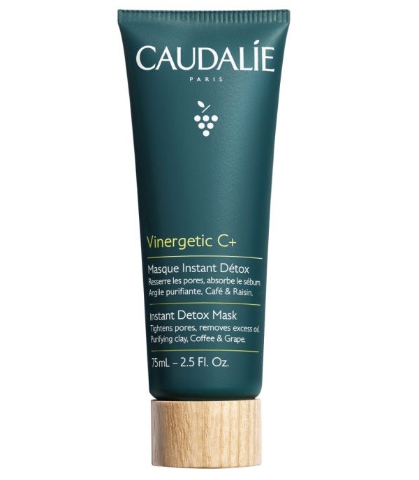 Маска для лица Caudalie Vinergetic C+ Instant Detox Mask отшелушивающие диски для лица с экстрактом зеленого винограда green grape pore peeling pad диски 70шт