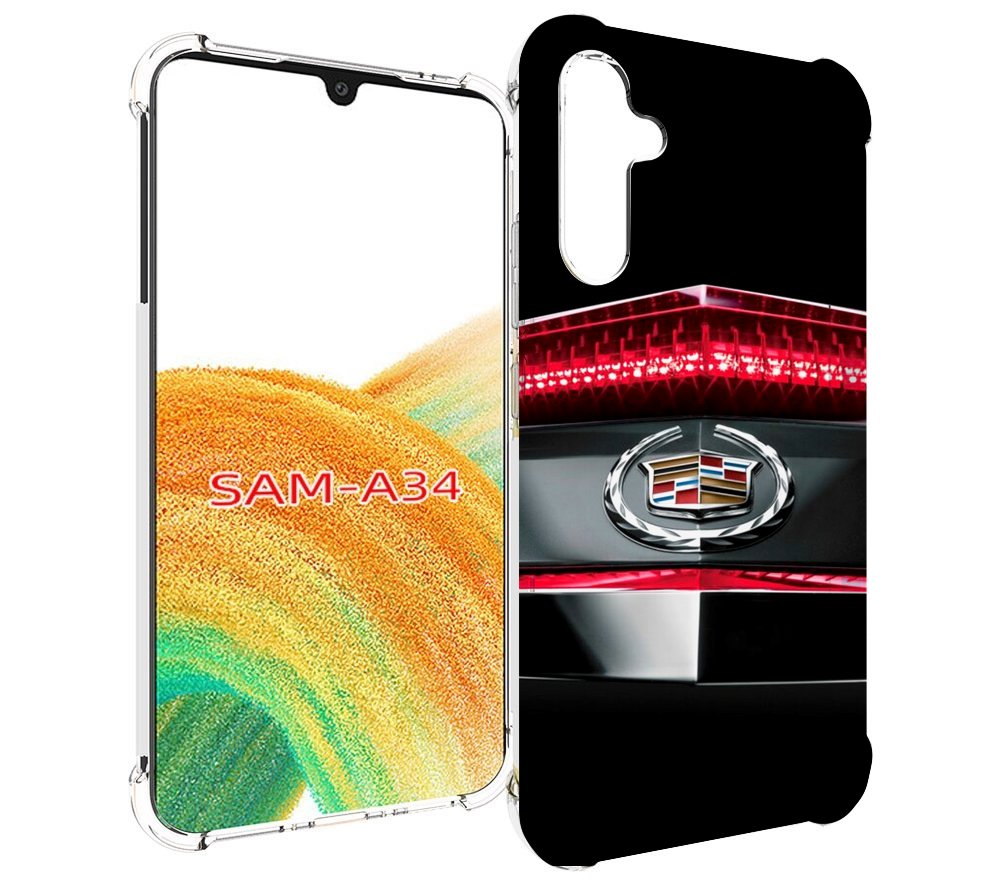 

Чехол MyPads cadillac-кадилак-1 мусжкой для Samsung Galaxy A34, Tocco