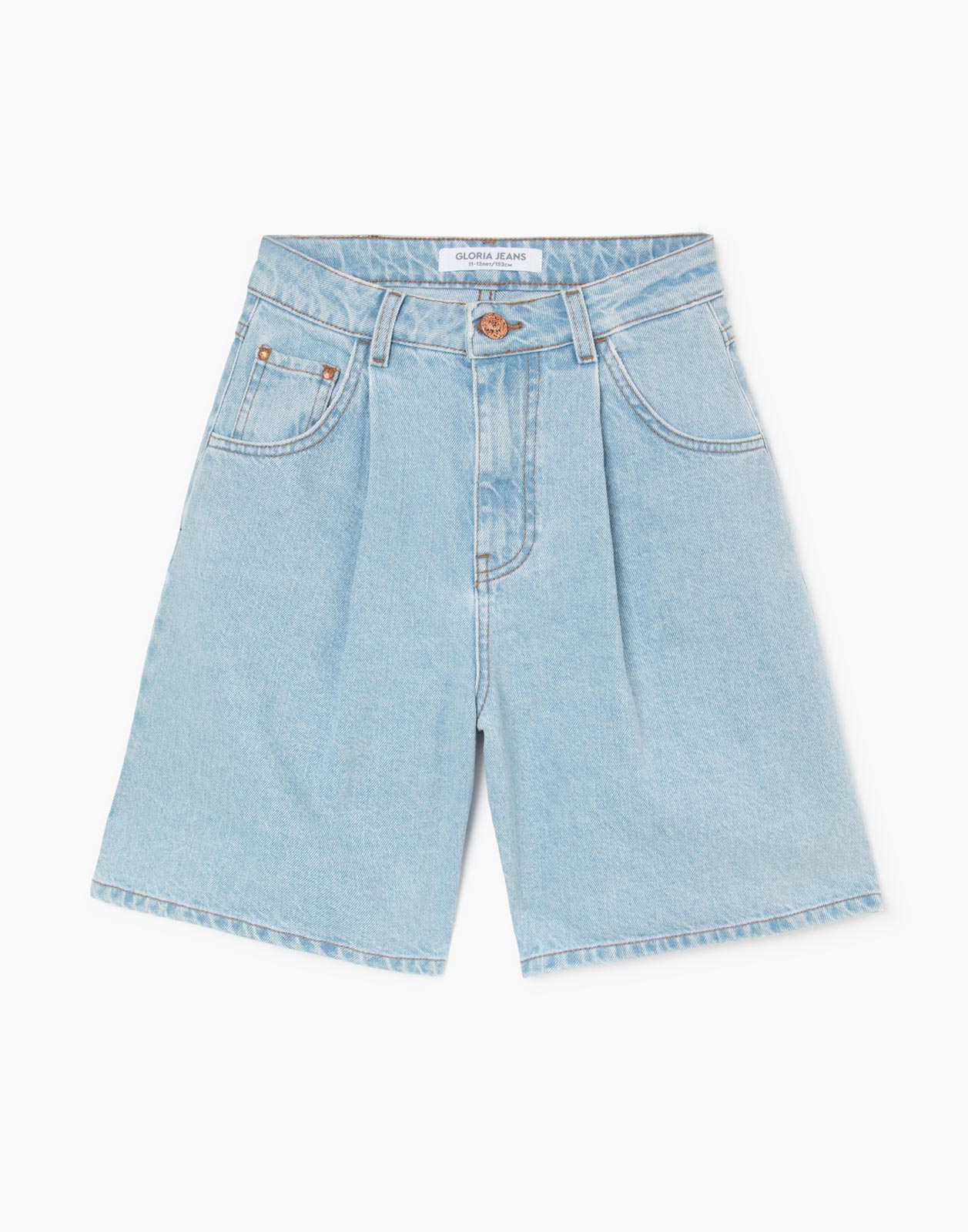 

Джинсовые шорты Bermudas для девочки р.146, Голубой, GSH010236