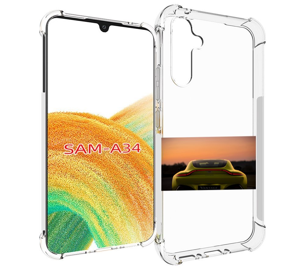

Чехол MyPads aston martin астон мартин для Samsung Galaxy A34, Tocco