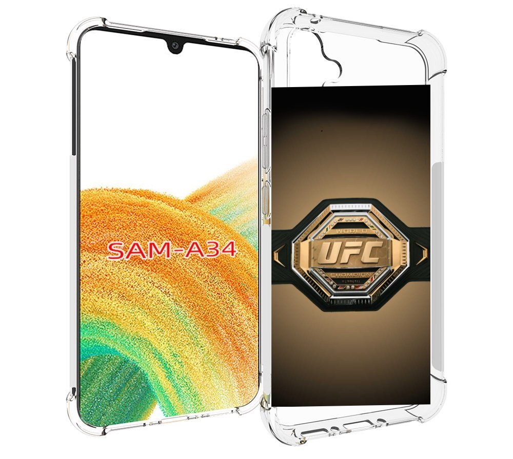 

Чехол MyPads UFC единоборства мужской для Samsung Galaxy A34, Tocco