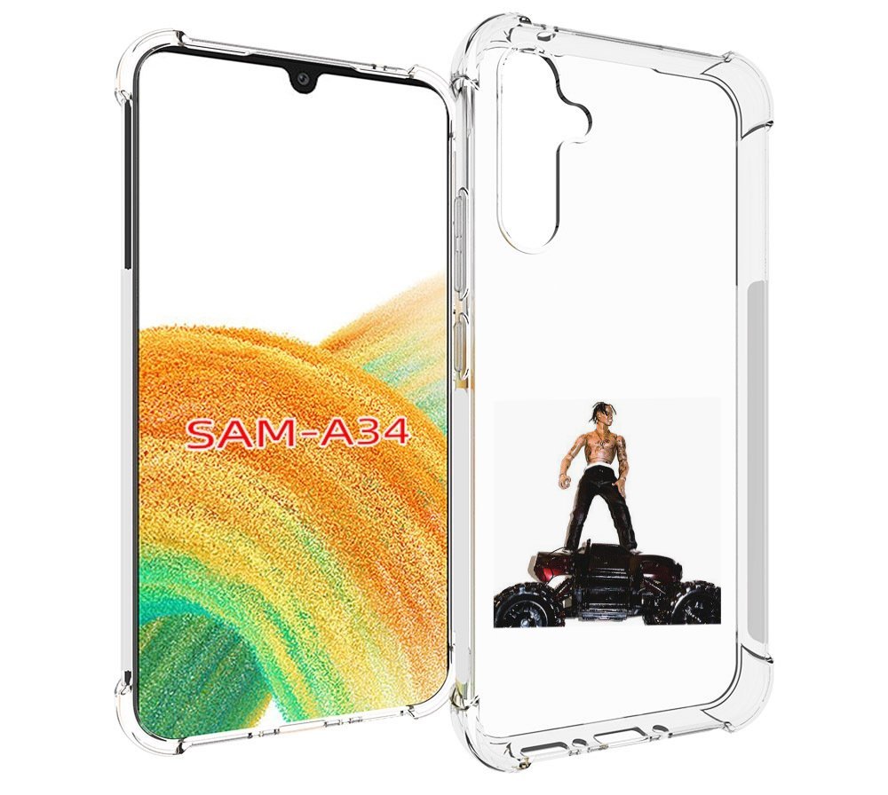 

Чехол MyPads Travis Scott - Rodeo для Samsung Galaxy A34, Tocco