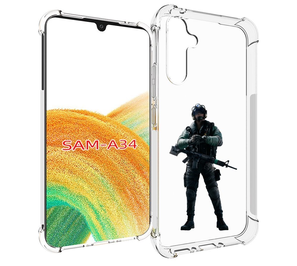 

Чехол MyPads Tom-Clancy's-Rainbow-Six-2 для Samsung Galaxy A34, Tocco