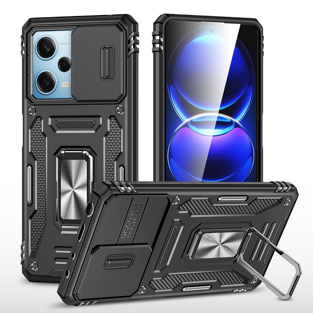 

Чехол Safe Case для Poco X5 Pro 5G, черный, Safe Case