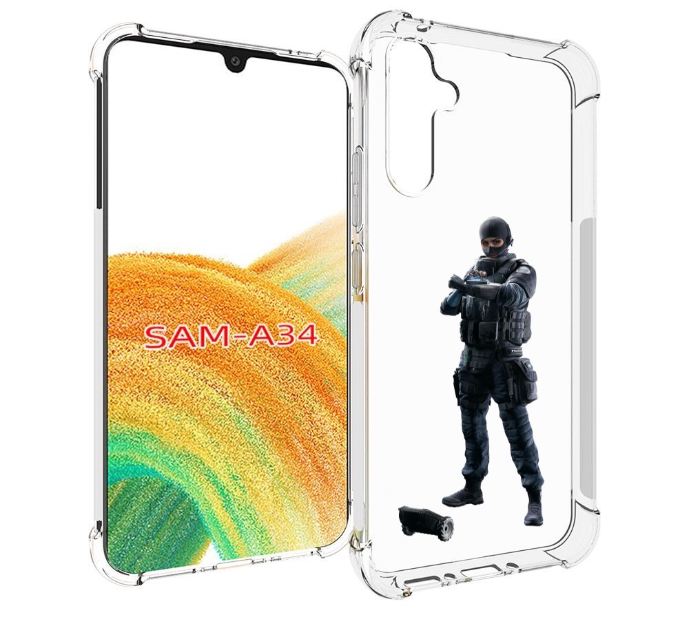 

Чехол MyPads Tom-Clancy's-Rainbow-Six-1 для Samsung Galaxy A34, Tocco