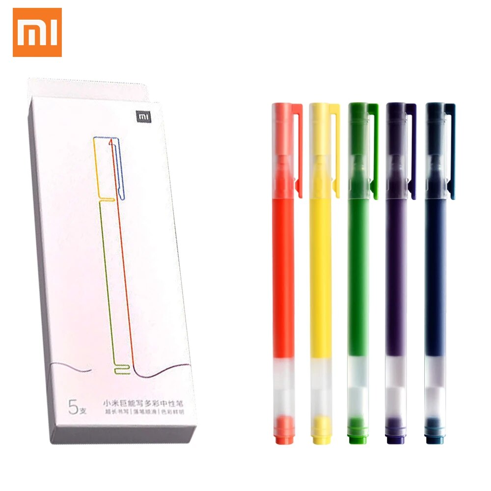 Набор гелевых ручек Xiaomi MI Jumbo Colourful Pen (MJZXB03WC) 5 шт, цветные