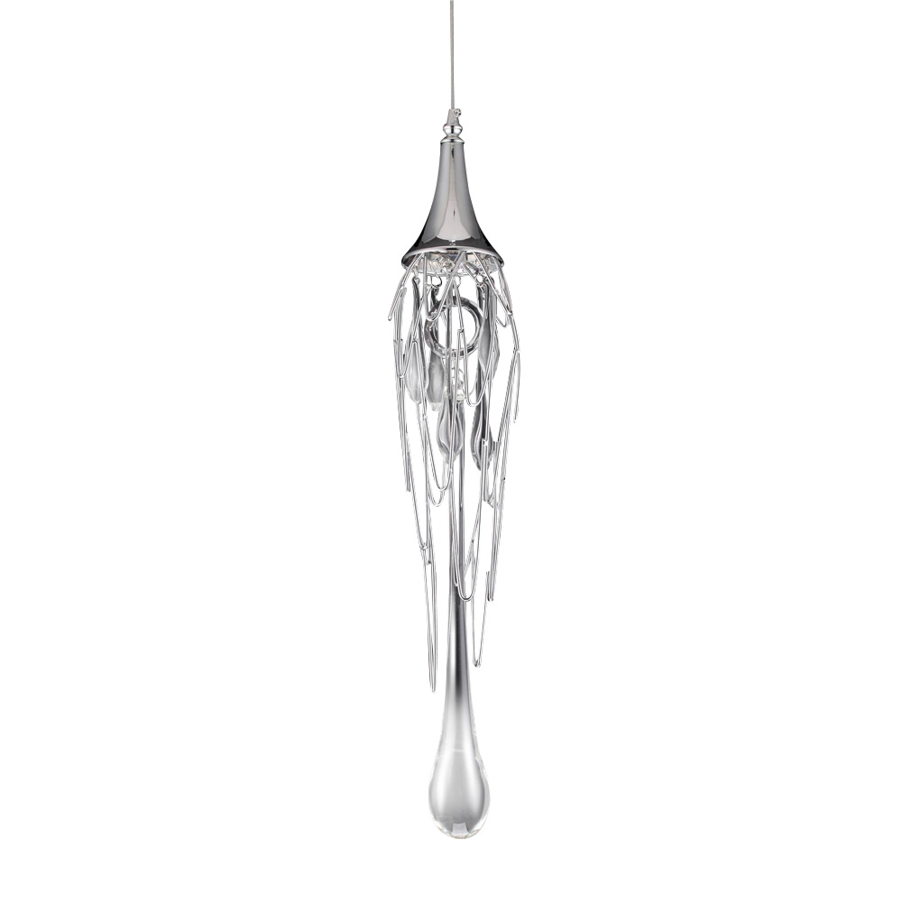 фото Подвесной светильник delight collection goddess tears p68009s-1h chrome