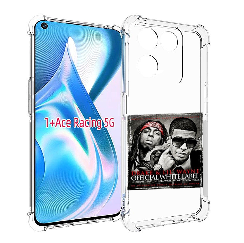 

Чехол MyPads Drake - Official White Label для OnePlus Ace Racing, Прозрачный, Tocco