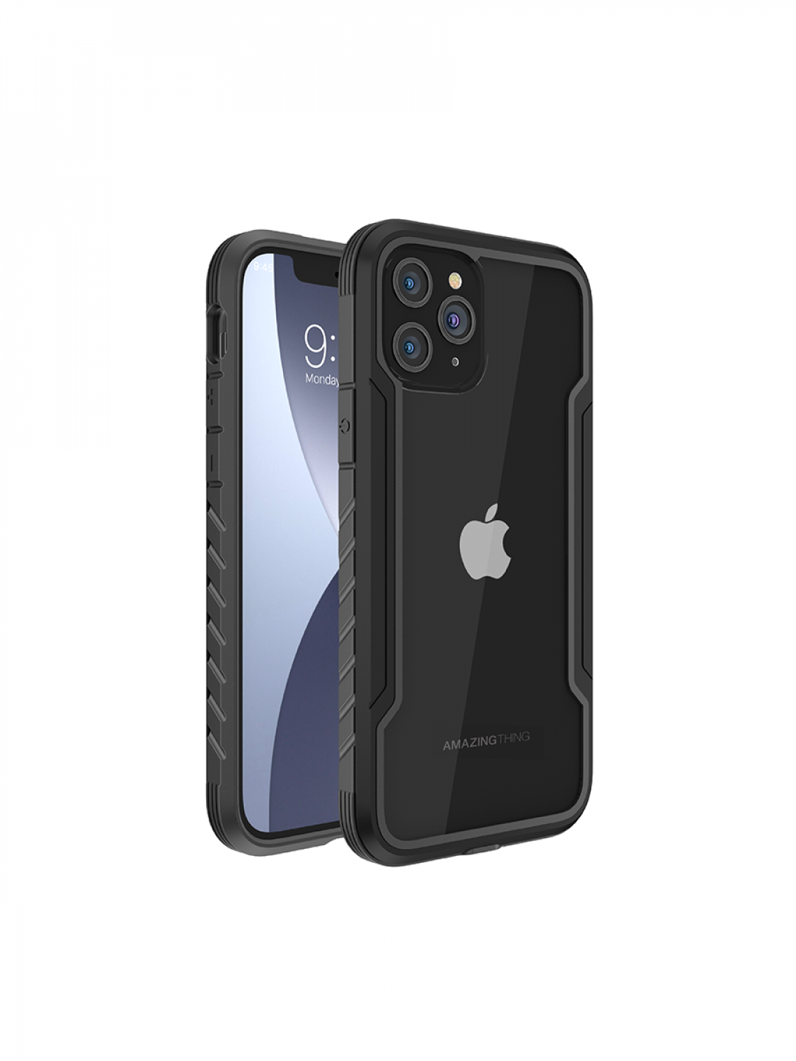 фото Чехол для apple iphone 12 pro max amazingthing military drop - proof space black