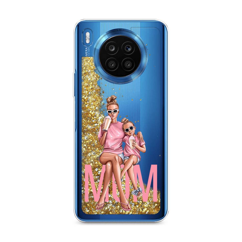 

Чехол Awog на Honor 50 Lite "Lovely mom", Синий;бежевый;розовый, 6106490-1