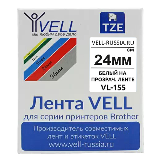 

Лента для CD дисков Brother Vell-155 белая