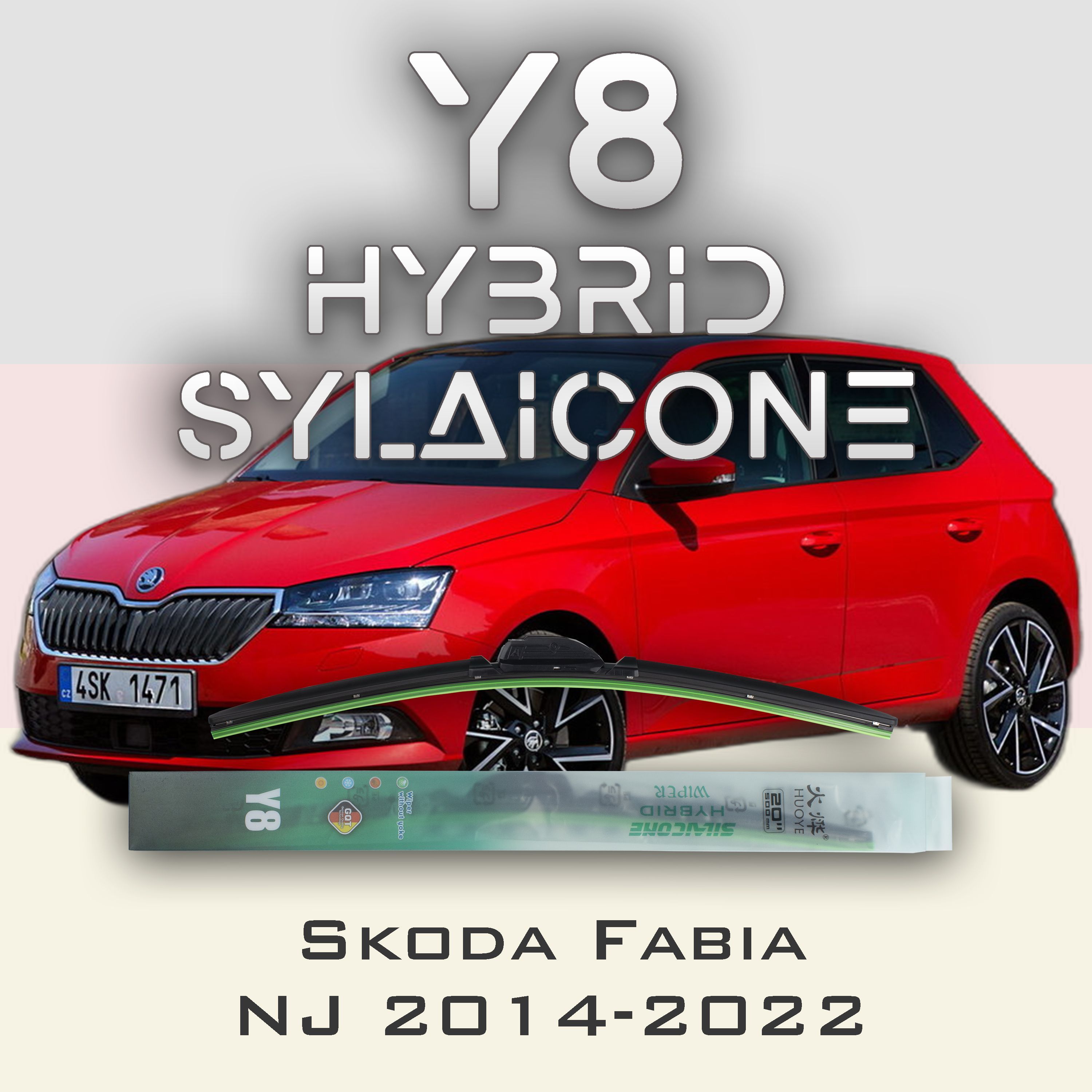

Комплект щеток стеклоочистителя HUOYE Y8-Renault Twingo CN\GN 2007-2015, Y8