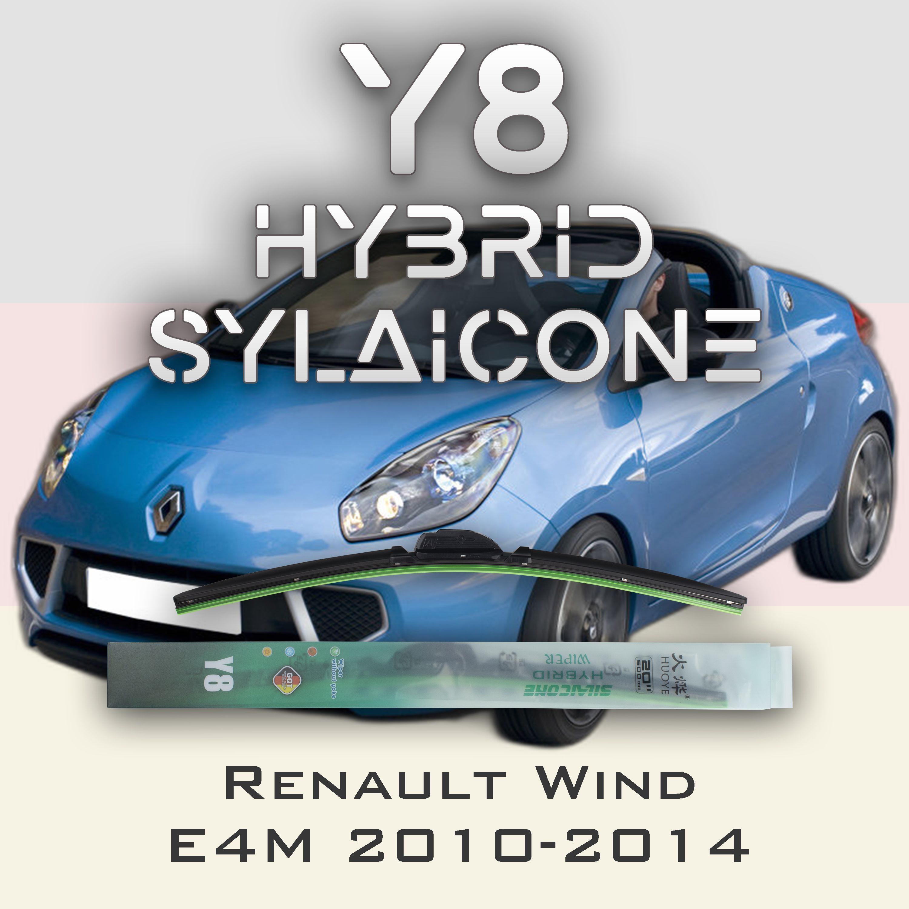 

Комплект щеток стеклоочистителя HUOYE Y8-Renault Scenic JA 1996-2003, Y8