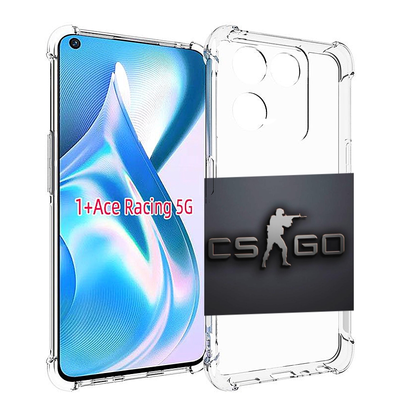 

Чехол MyPads CS go логотип мужской для OnePlus Ace Racing, Прозрачный, Tocco