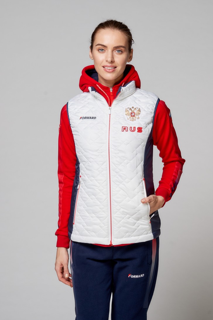 

Жилет женский Forward w11321g-ff203 белый S, w11321g-ff203