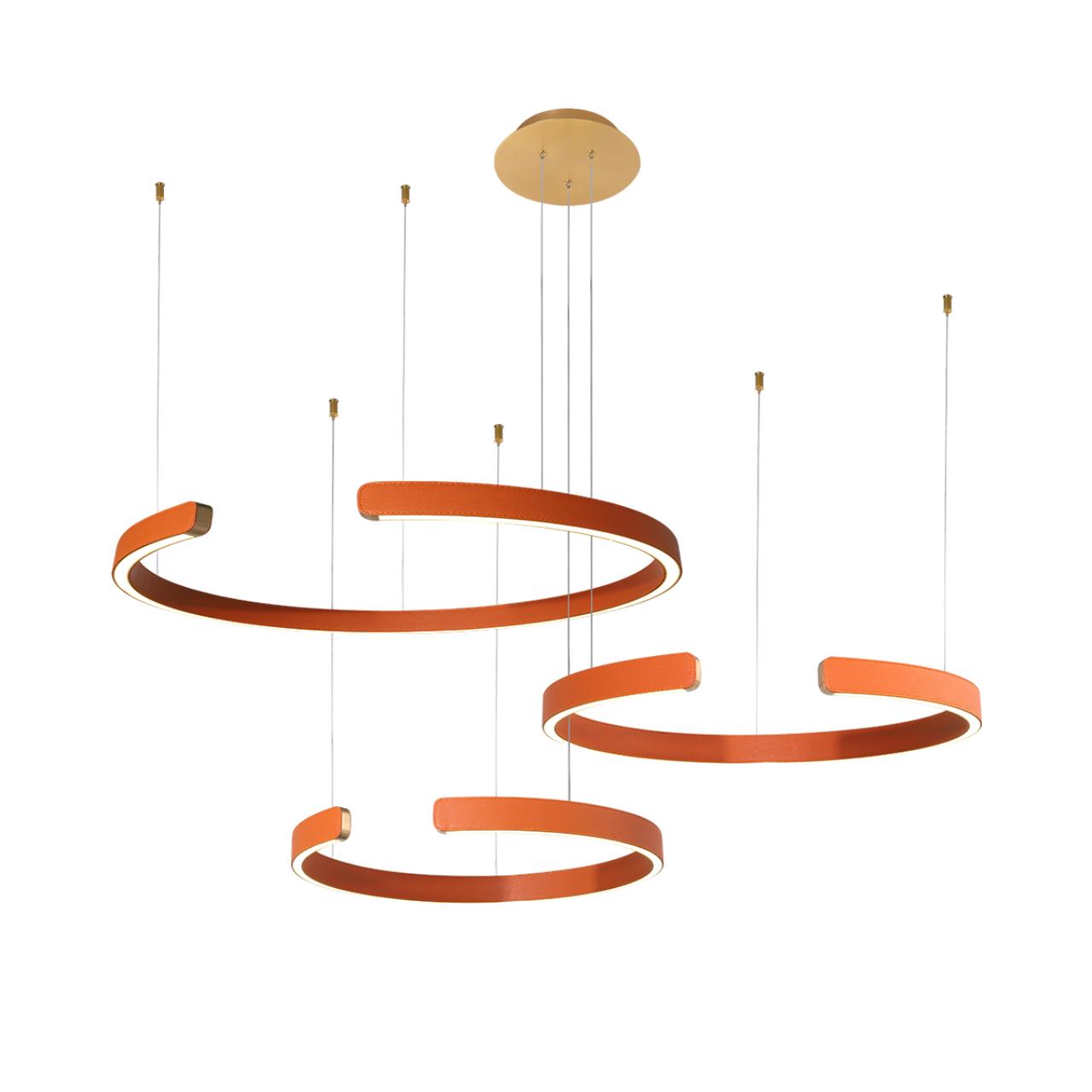 фото Светильник подвесной loft it ring, 10025/3 orange, 108w, led