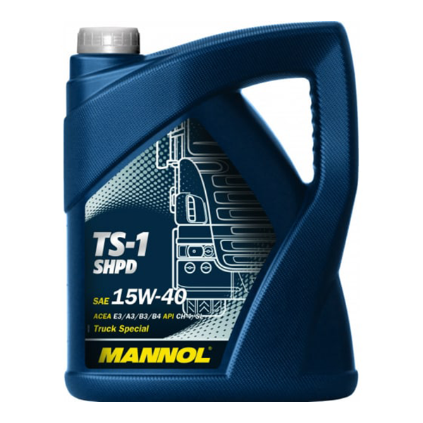Моторное масло MANNOL TS-1 SHPD 15W-40 минеральное 5 л 1237