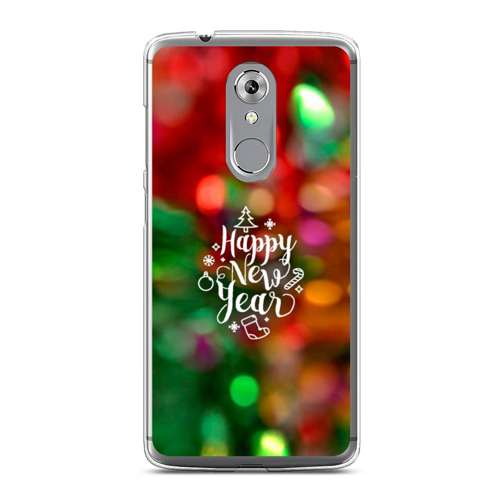 

Чехол на ZTE Axon 7 "Новый Год на елке", Зеленый;красный;желтый, 131450-5