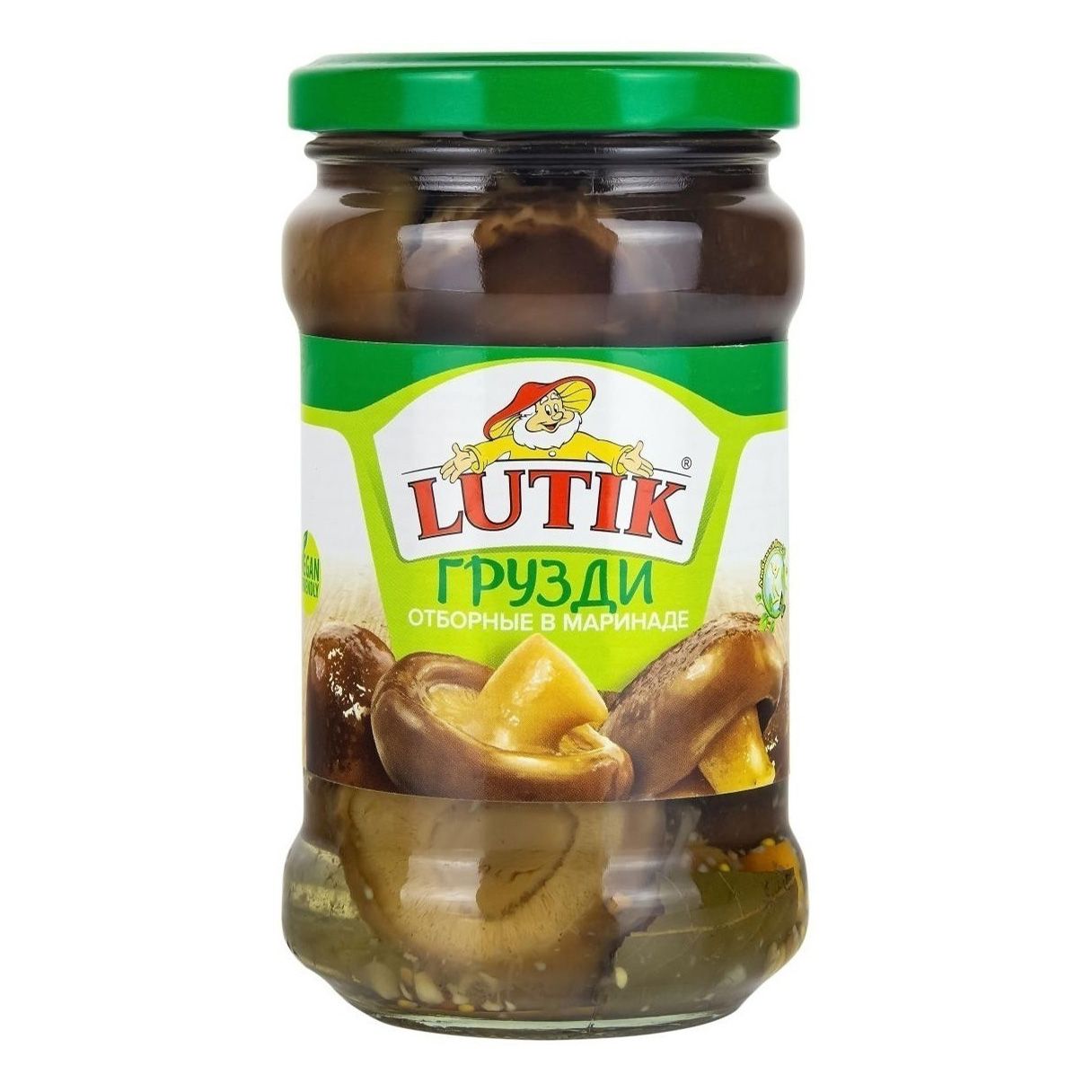 Грузди Lutik Отборные целые маринованные 314 г 135₽