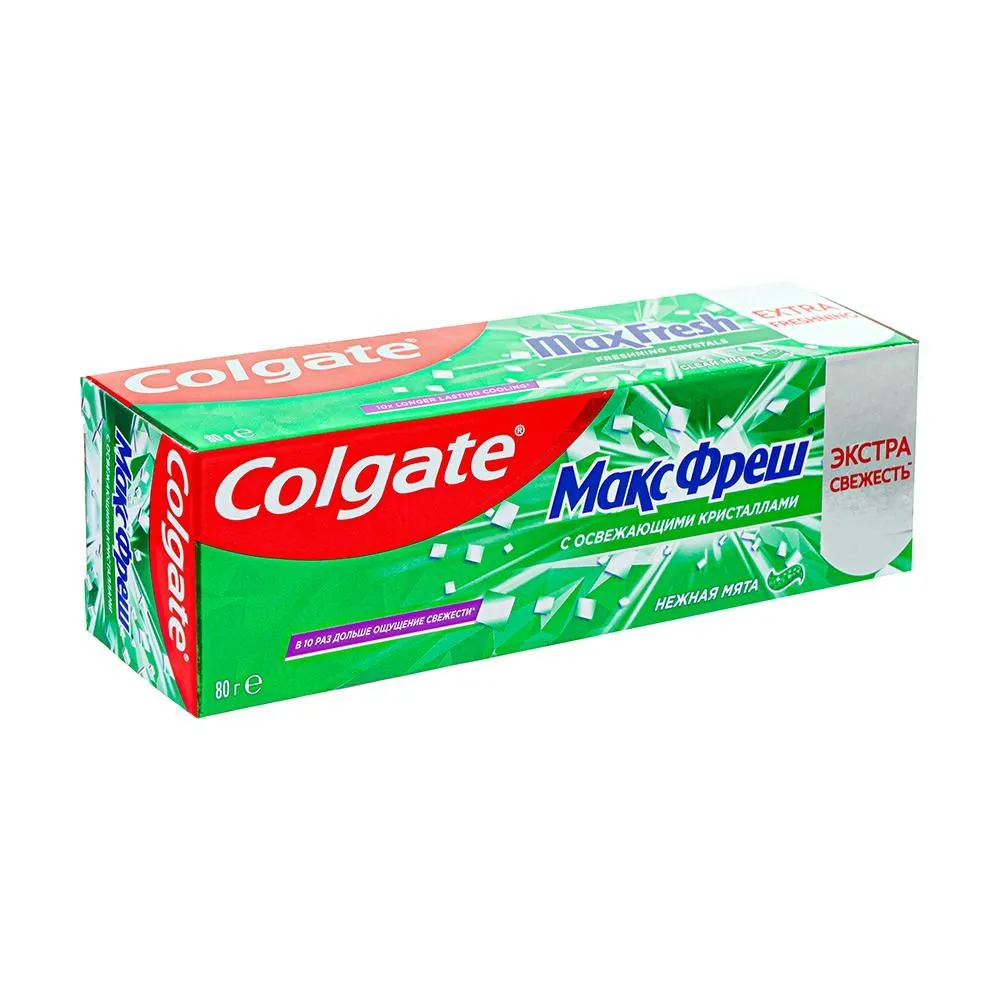 фото Зубная паста для взрослых colgate макс фреш мятная 80 мл