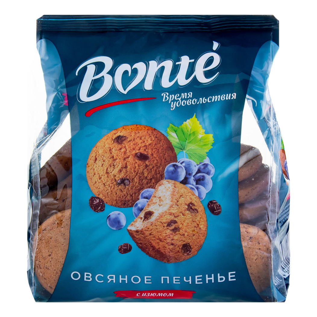 

Печенье Bonte Bakery овсяное с изюмом 400 г