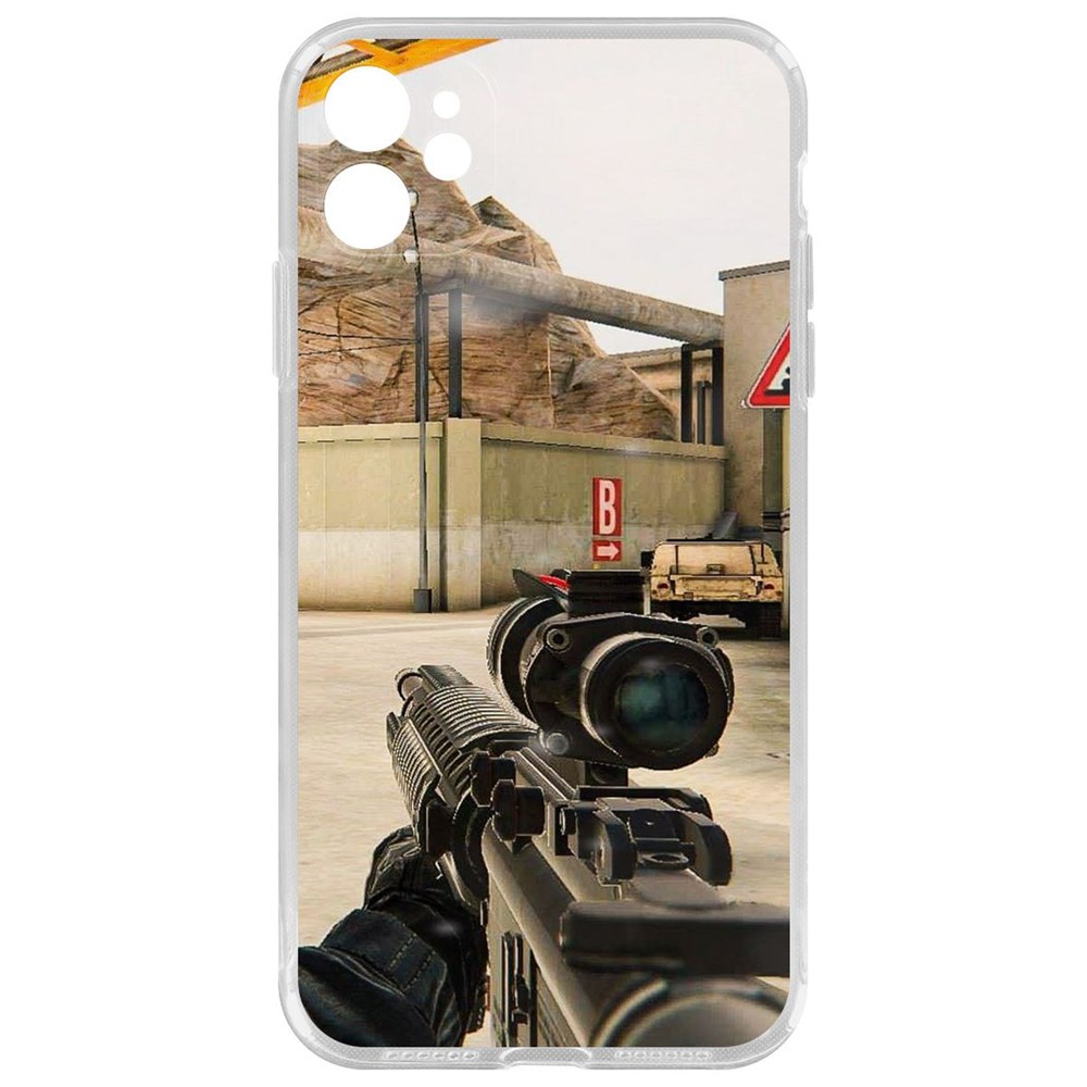 

Чехол-накладка Cтандофф 2 (Standoff 2) - Оптика для iPhone 11 с защитой камеры, Прозрачный