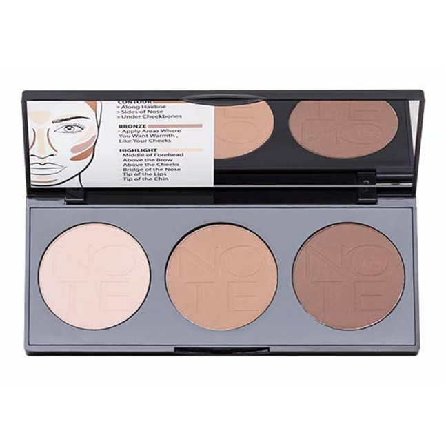 Контуринг Note Perfecting Contouring Powder Palette 2 Medium to Dark 15 г