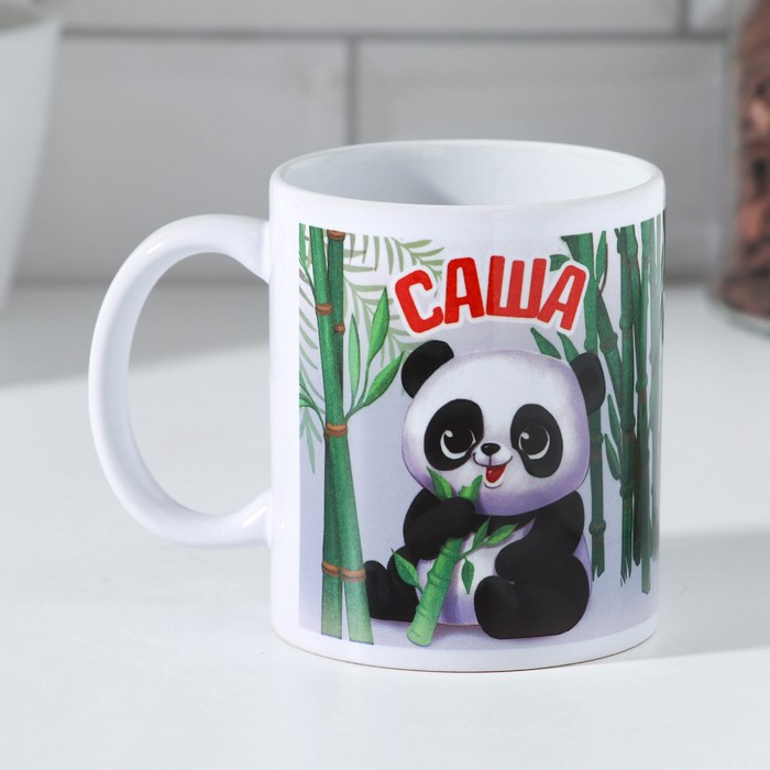 

Кружка Дарим Красиво Саша, 9597794, 320 мл, керамика, белый, 1 шт, Саша