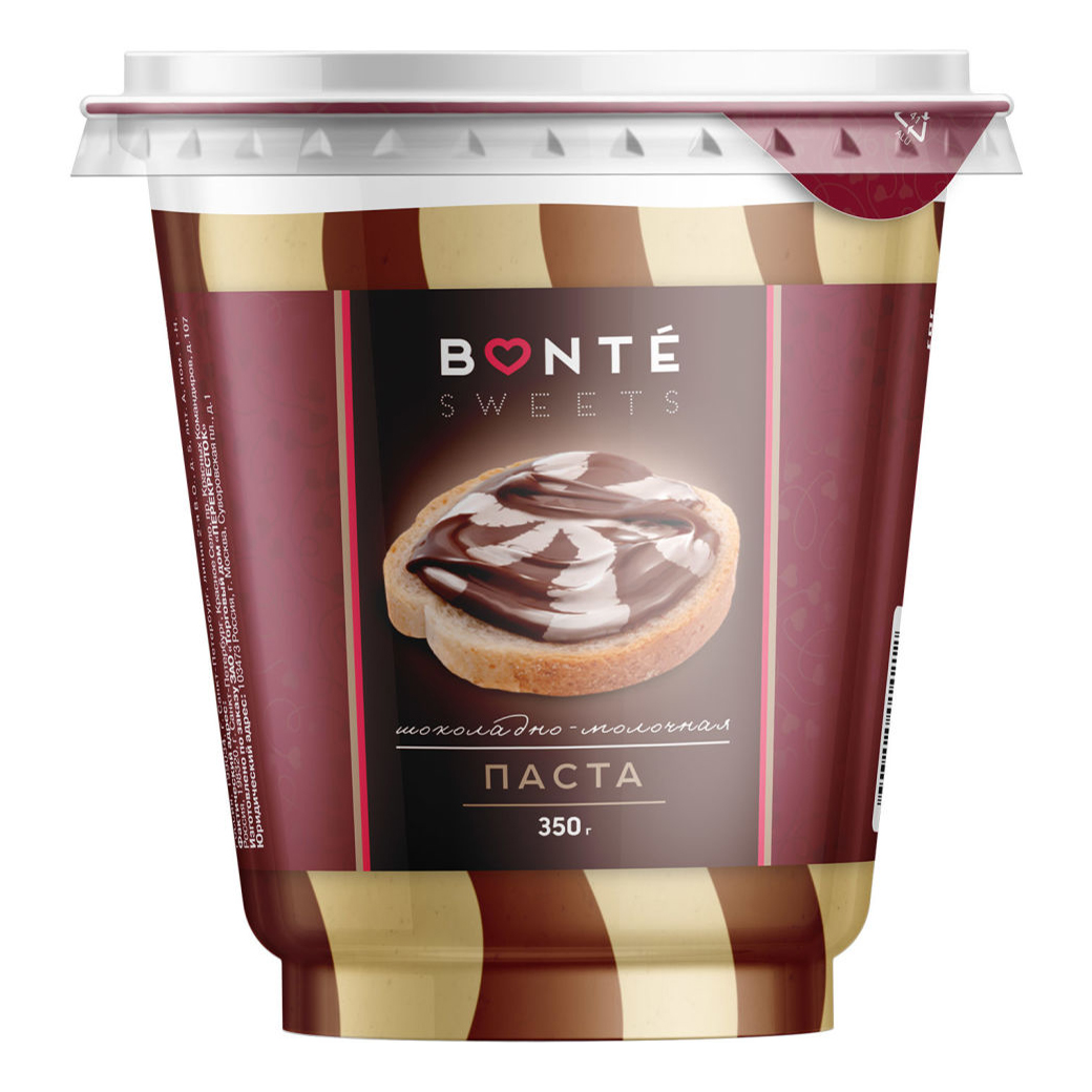 Паста Bonte Sweets шоколадно-молочная 350 г