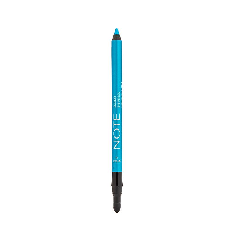 Карандаш для глаз Note Smokey Eye Pencil для создания эффекта смоуки тон 05 Sky Blue 1,2 г