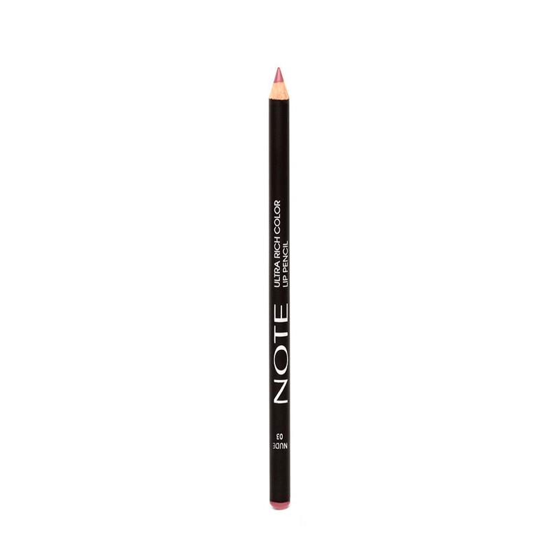 

Карандаш для губ Note Ultra Rich Color Lip Pencil насыщенного цвета 03 Nude 1,1 г