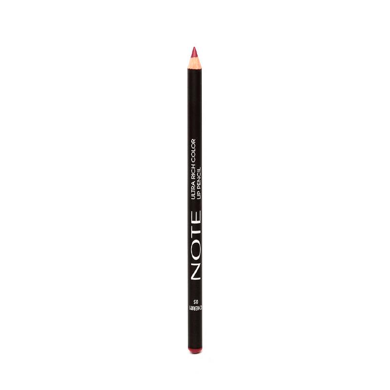 

Карандаш для губ Note Ultra Rich Color Lip Pencil насыщенного цвета 05 Cherry 1,1 г