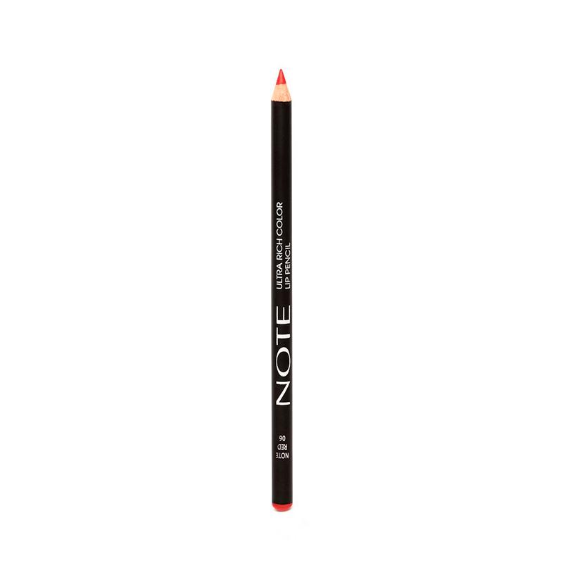 

Карандаш для губ Note Ultra Rich Color Lip Pencil насыщенного цвета 06 Red 1,1 г