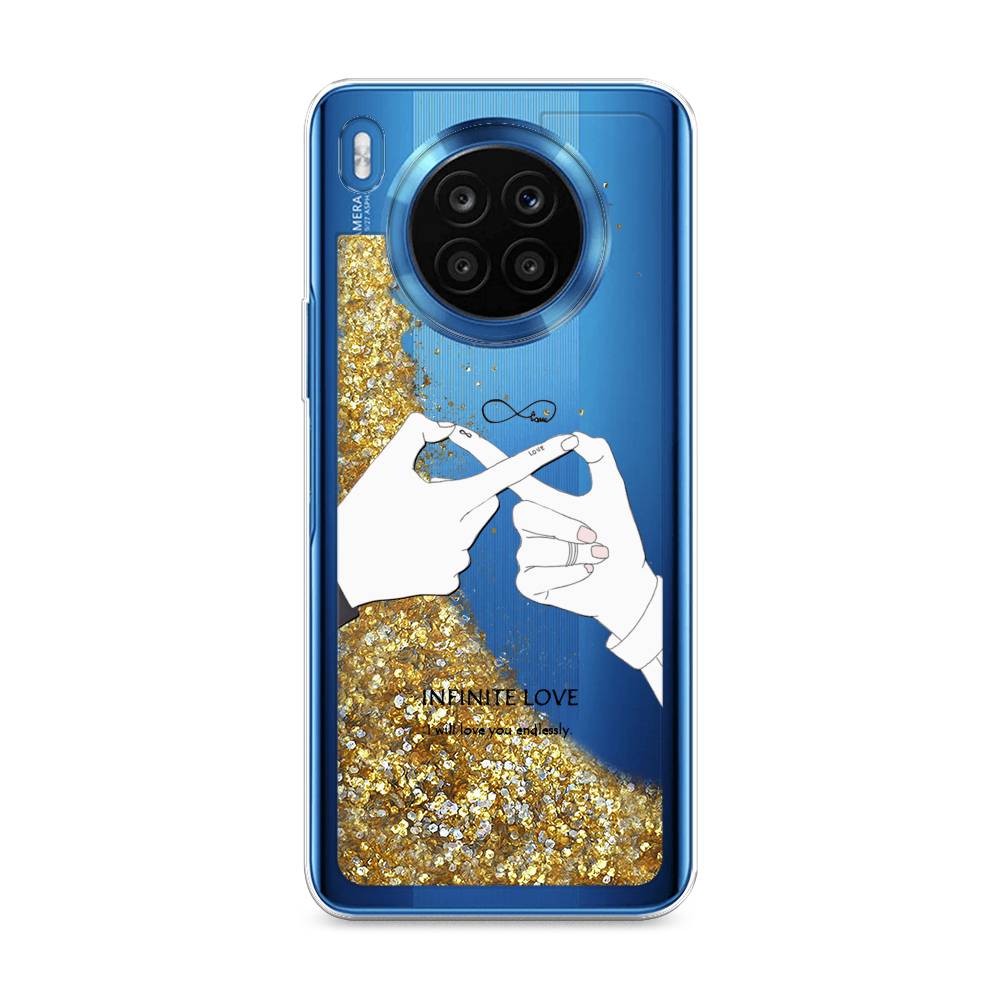 

Чехол Awog на Honor 50 Lite "Любовь навсегда", Бежевый, 6106490-1