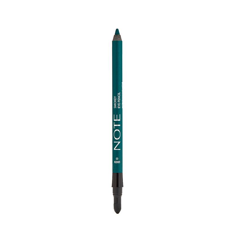 Карандаш для глаз Note Smokey Eye Pencil для создания эффекта смоуки тон 03 Green 1,2 г